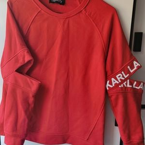 Karl Lagerfeld  Red Sweater